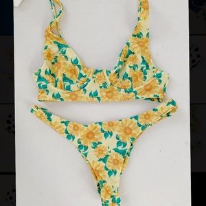 MOANA BIKINI RARE sunflower bikini